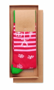 Logotrade business gift image of: Pair of Christmas socks L