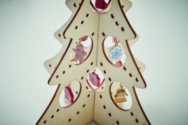 Logotrade promotional item picture of: Wooden Xmas tree decoration