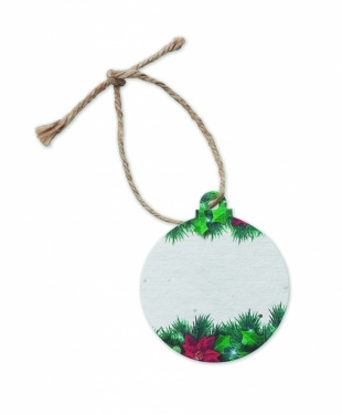 Logotrade promotional merchandise photo of: Seed paper Xmas ornament