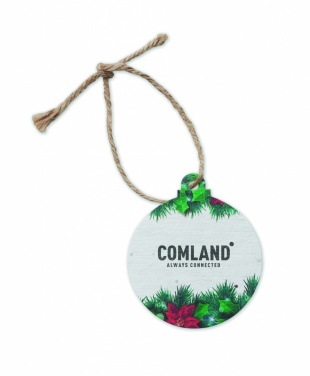 Logotrade corporate gift image of: Seed paper Xmas ornament