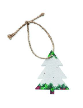 Logotrade promotional item picture of: Seed paper Xmas ornament