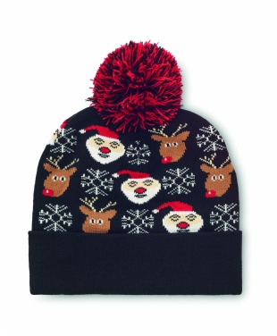 Logo trade advertising products picture of: Christmas knitted beanie