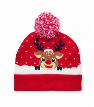 Logo trade promotional products picture of: Christmas knitted beanie