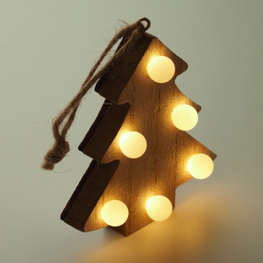 Logotrade promotional giveaway picture of: Wooden weed tree with lights