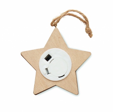 Logotrade promotional merchandise picture of: Wooden weed star with lights