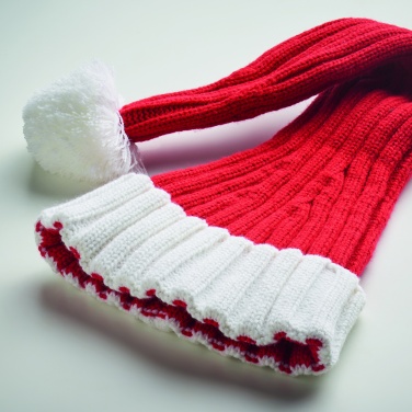 Logo trade advertising products picture of: Long Christmas knitted beanie