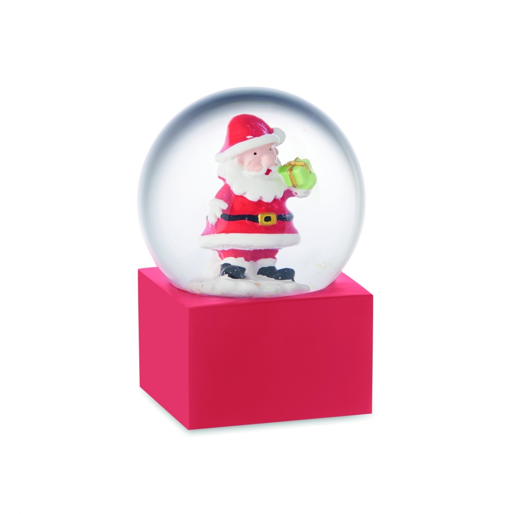 Logo trade promotional items image of: Small snow ball glass ornament