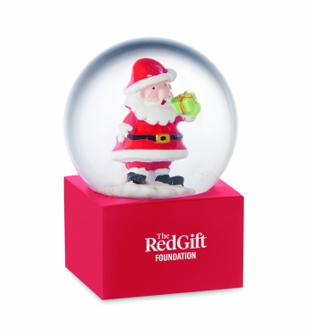 Logo trade promotional gift photo of: Small snow ball glass ornament