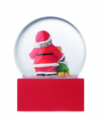 Logo trade corporate gifts image of: Snow ball glass ornament