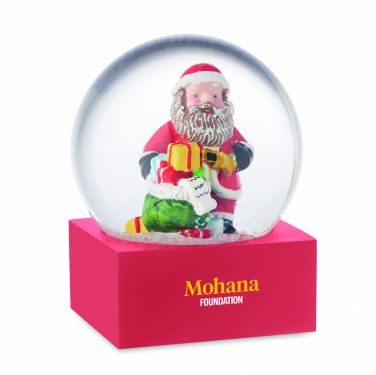 Logo trade business gift photo of: Snow ball glass ornament