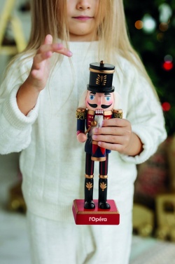 Logo trade promotional item photo of: Nutcracker character in wood