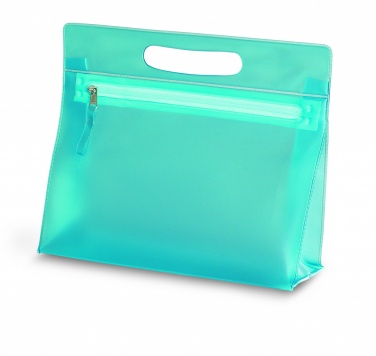 Logo trade promotional merchandise photo of: Transparent cosmetic pouch