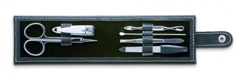 Logo trade corporate gifts picture of: 6-tool manicure set in pouch