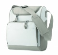 Cooler bag with front pocket, White