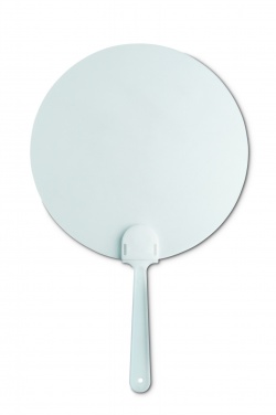 Logo trade promotional merchandise image of: Manual hand fan