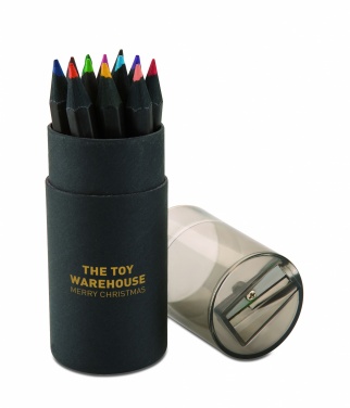 Logotrade corporate gifts photo of: Black colouring pencils