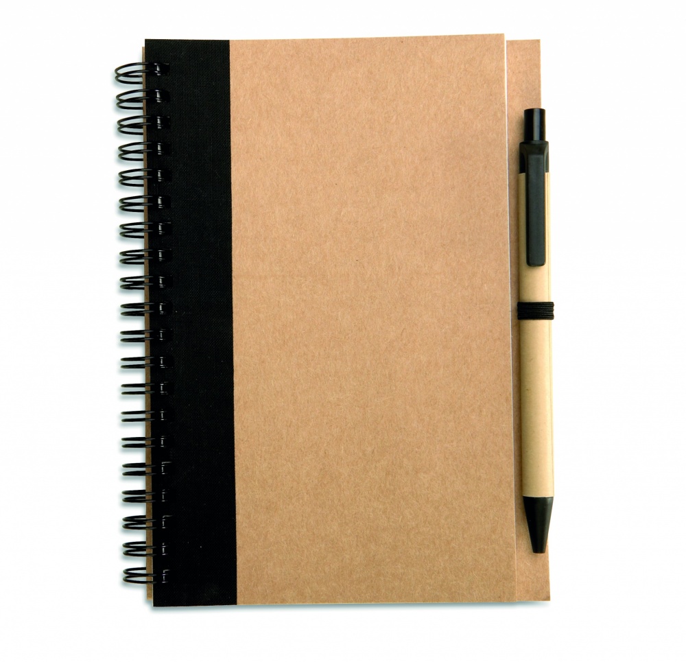 Logotrade corporate gifts photo of: B6 recycled notebook with pen