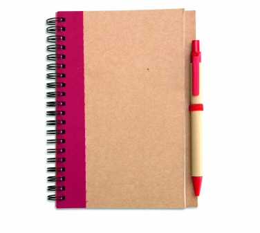 Logotrade promotional giveaway image of: B6 recycled notebook with pen