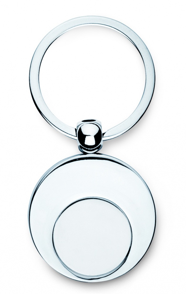 Logo trade promotional item photo of: Metal key ring with token Tampere