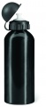 Aluminium bottle 600 ml, Black