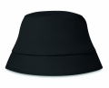 Cotton sun hat 160 gr/m², Black