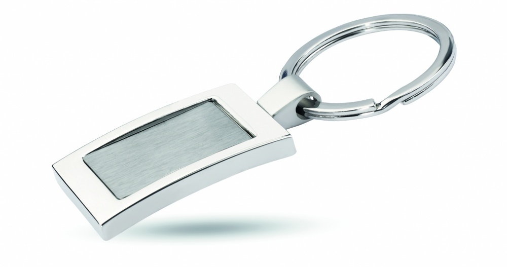 Logo trade business gifts image of: Metal key ring Turku