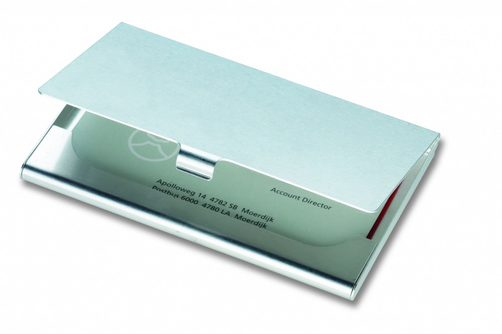 Logotrade business gift image of: Aluminium business card holder