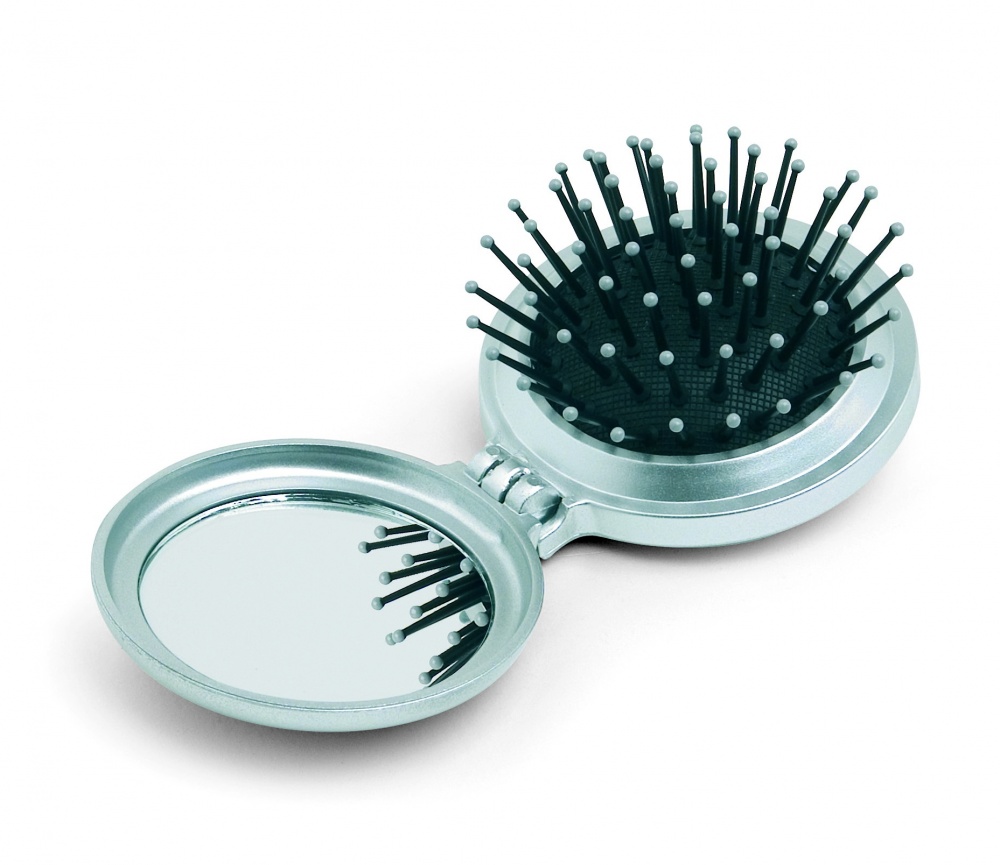 Logo trade promotional products picture of: Foldable brush/mirror