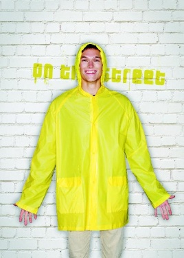 Logo trade promotional gift photo of: PVC raincoat with hood