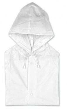 Logo trade promotional items image of: PVC raincoat with hood