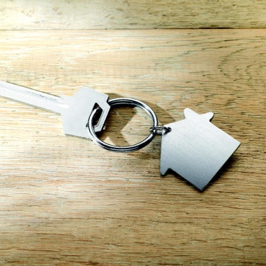 Logotrade promotional giveaways photo of: Metal key holder house Lahti