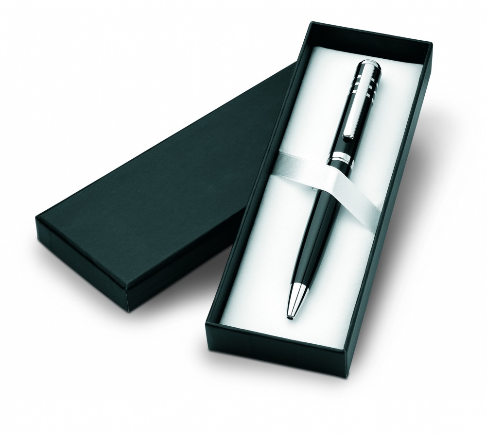 Logo trade promotional gifts image of: Ball pen in gift box