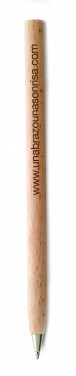 Logo trade corporate gift photo of: Wooden ball pen