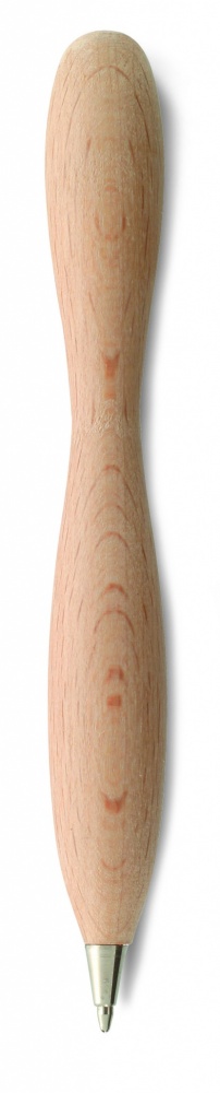 Logo trade promotional items image of: Wooden ball pen