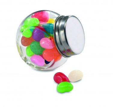 Logo trade corporate gift photo of: Glass jar with jelly beans