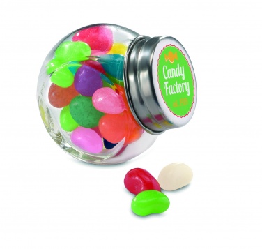 Logo trade promotional item photo of: Glass jar with jelly beans