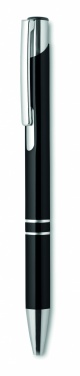 Logo trade promotional items image of: Push button pen with black ink