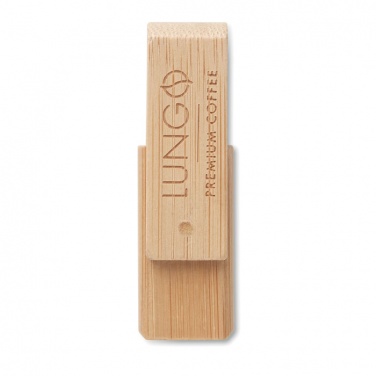 Logo trade promotional merchandise photo of: Bamboo USB    16GB