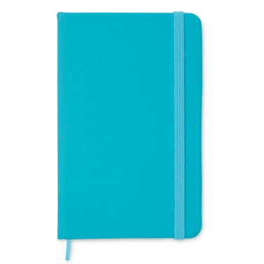 Logo trade promotional products image of: A6 notebook 96 lined sheets