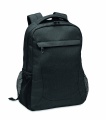 600D RPET laptop backpack, Black