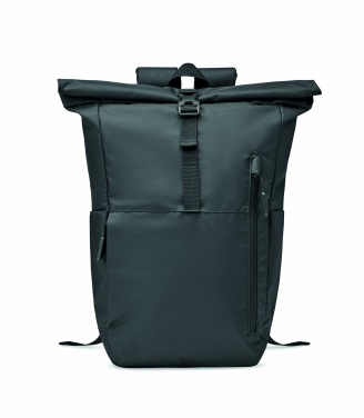 Logotrade promotional item picture of: 300D RPET rolltop backpack