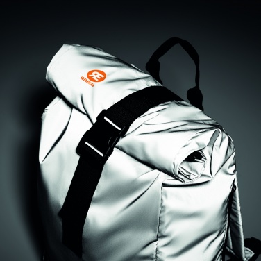 Logo trade corporate gifts picture of: Reflective Rolltop backpack