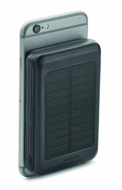 Logo trade corporate gifts image of: Solar power bank 5000 mAh