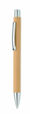 Logotrade promotional giveaway image of: Recycled paper push ball pen