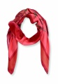 Shawl recycled satin polyester, Red