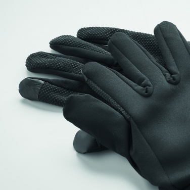 Logo trade promotional giveaways picture of: Tactile sport gloves