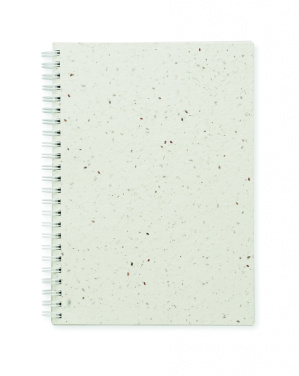 Logotrade promotional giveaway picture of: A5 seed paper cover notebook