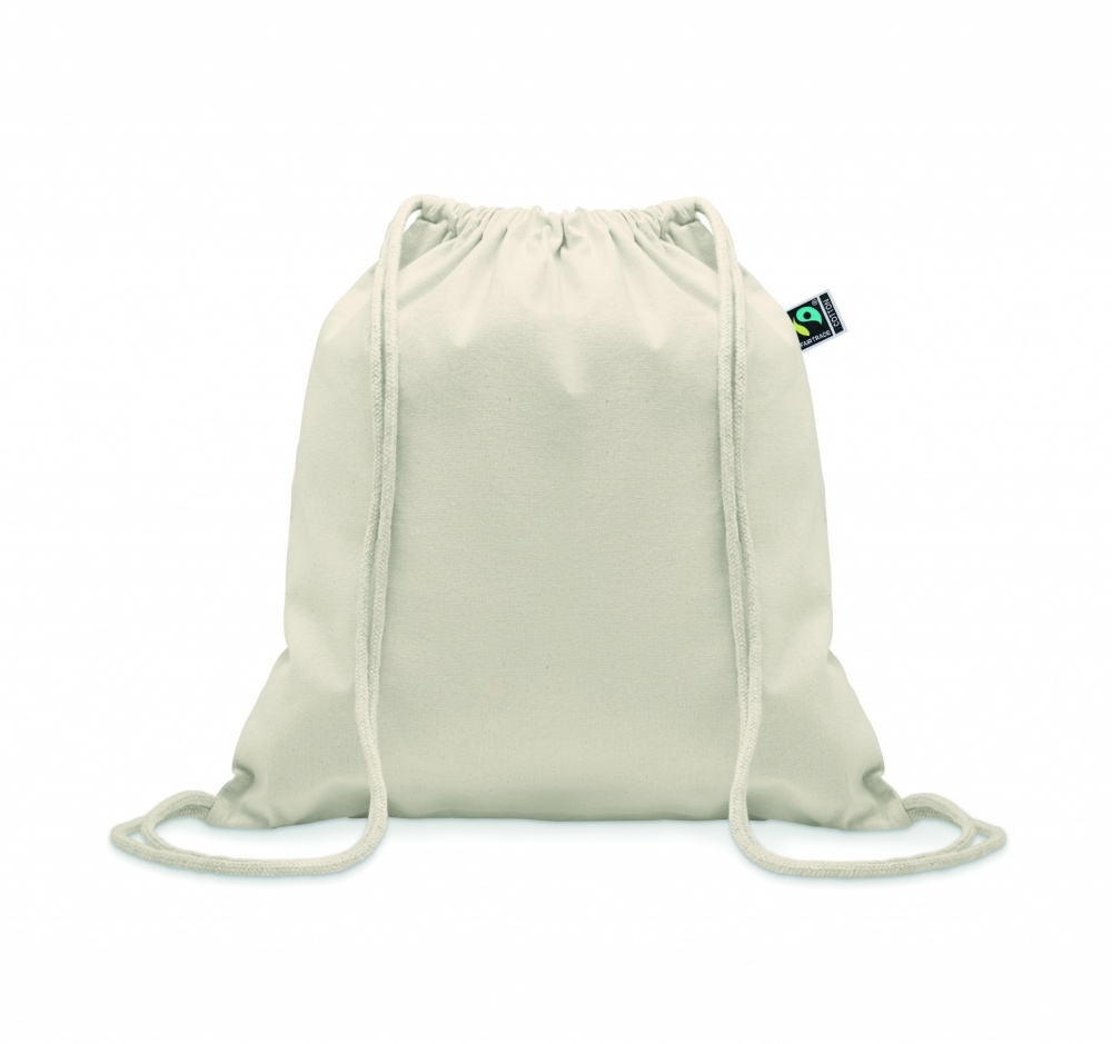 Logotrade promotional product image of: Drawstring bag Fairtrade