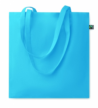 Logo trade promotional giveaways picture of: Fairtrade shopping bag140gr/m²