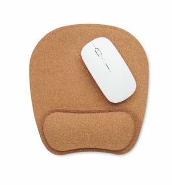 Logotrade business gift image of: Ergonomic cork mouse mat